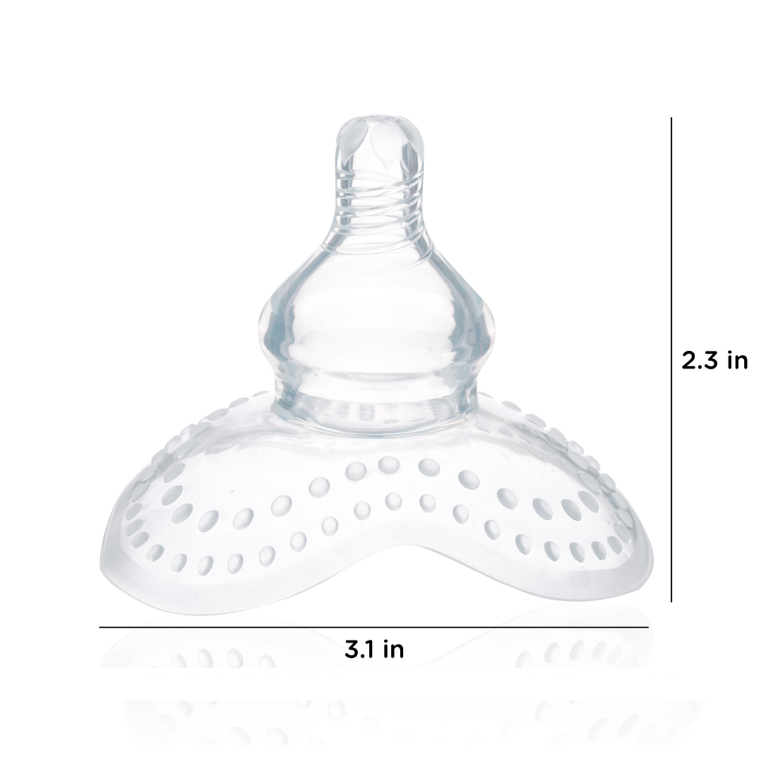 Nipple Shield Silicone Protector Breastfeeding Nipple Protect Cover 1 Pair
