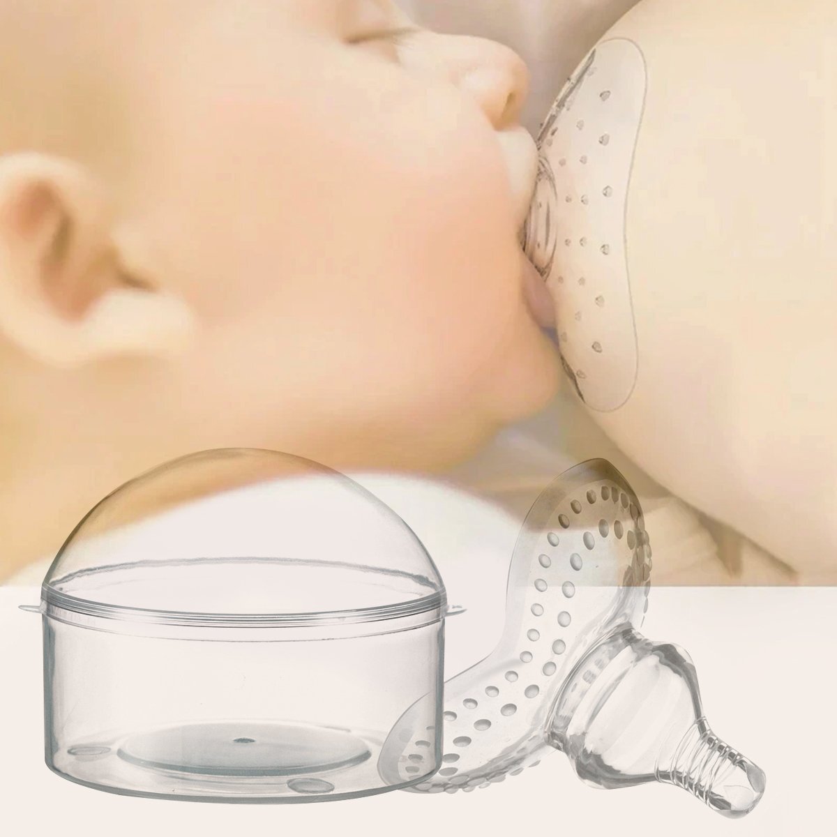 Easy Return 3 Pcs Nippy - Breastfeeding Nipple Shield, baby shield